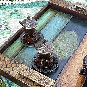 Трафарет - Леора - Фотография интерьере 2