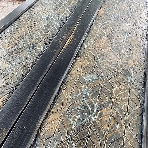 Трафарет - Липа без шва - Фотография интерьере 13