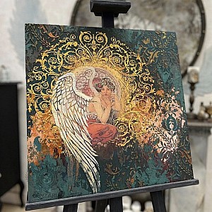 Трафарет - Путь Изобилия - Фотография интерьере 1