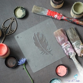 Трафарет - Перо