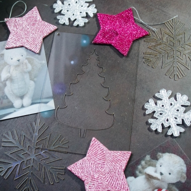 Трафарет - Елочка