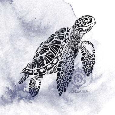 Трафарет - Морская черепаха