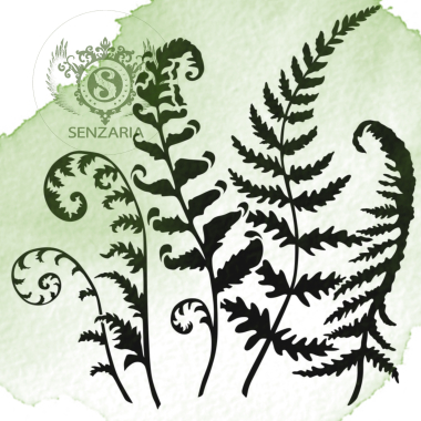 Трафарет - Папоротник 1